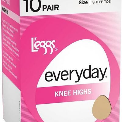 L'eggs Everyday Knee Highs ST 10 Pair